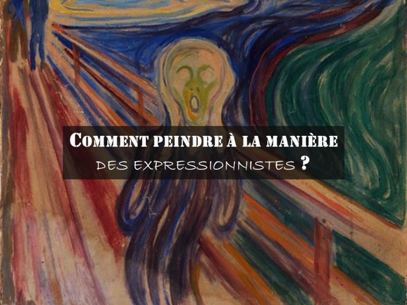 Quatre portraits stylisés des peintres post impressionnistes majeurs avec leurs œuvres